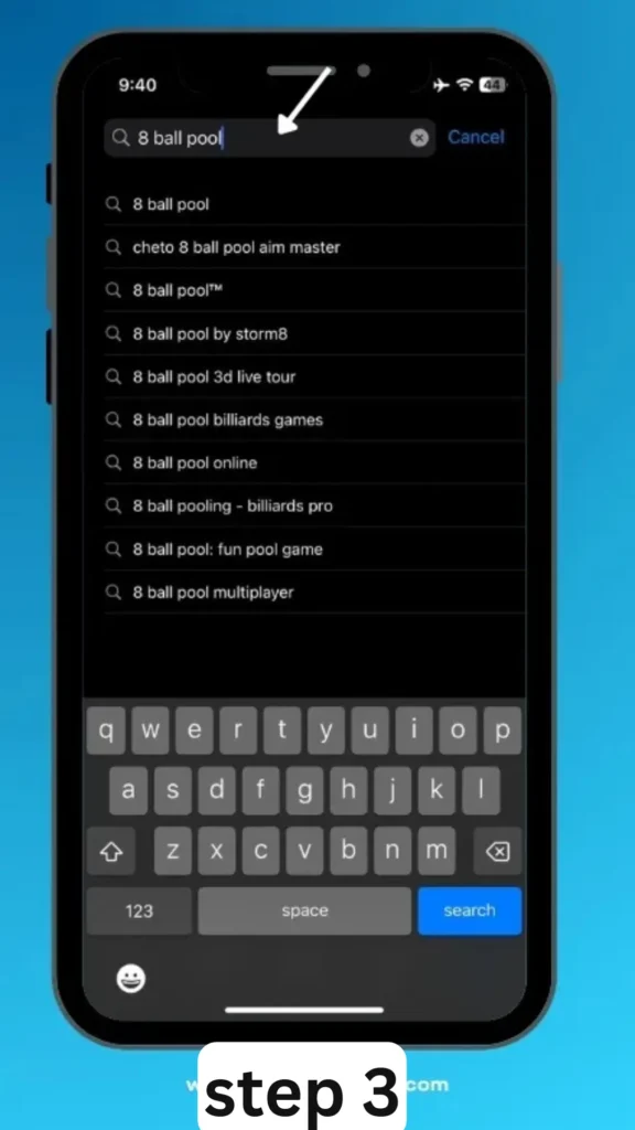 8 Ball Pool MOD APK 13 Write-8-ball-pool-in-Search