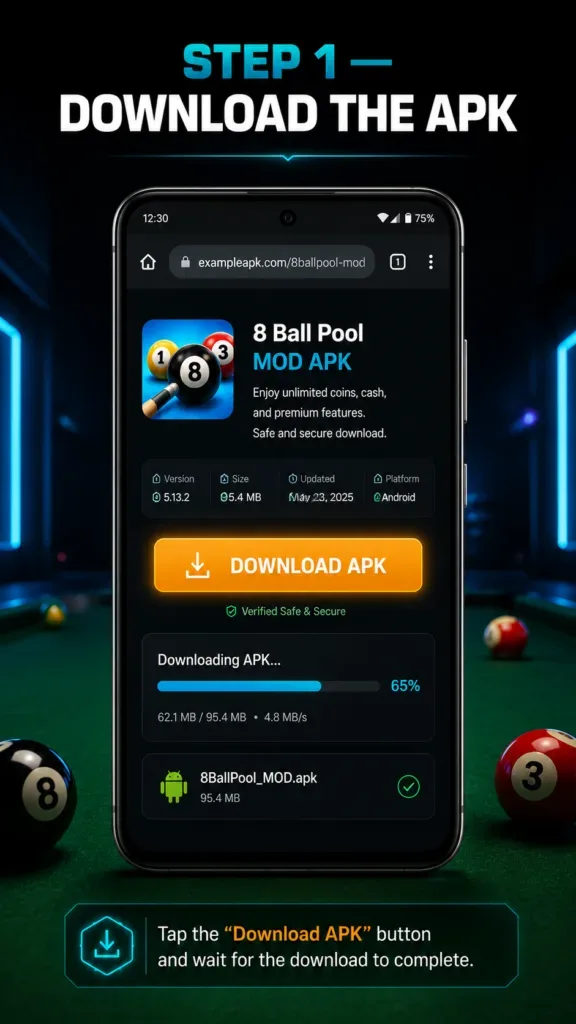 Download APK on Android
